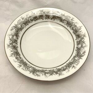 Sango Florentine Platinum Silver Bowls, Japan, Set of 4 Vintage 1950s EUC